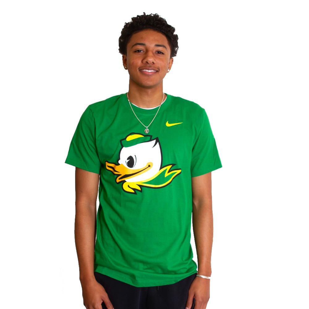 Fighting Duck, Nike, Green, Crew Neck, Cotton, Men, Unisex, 155gsm, Jersey-style fabric, T-Shirt, 839790
